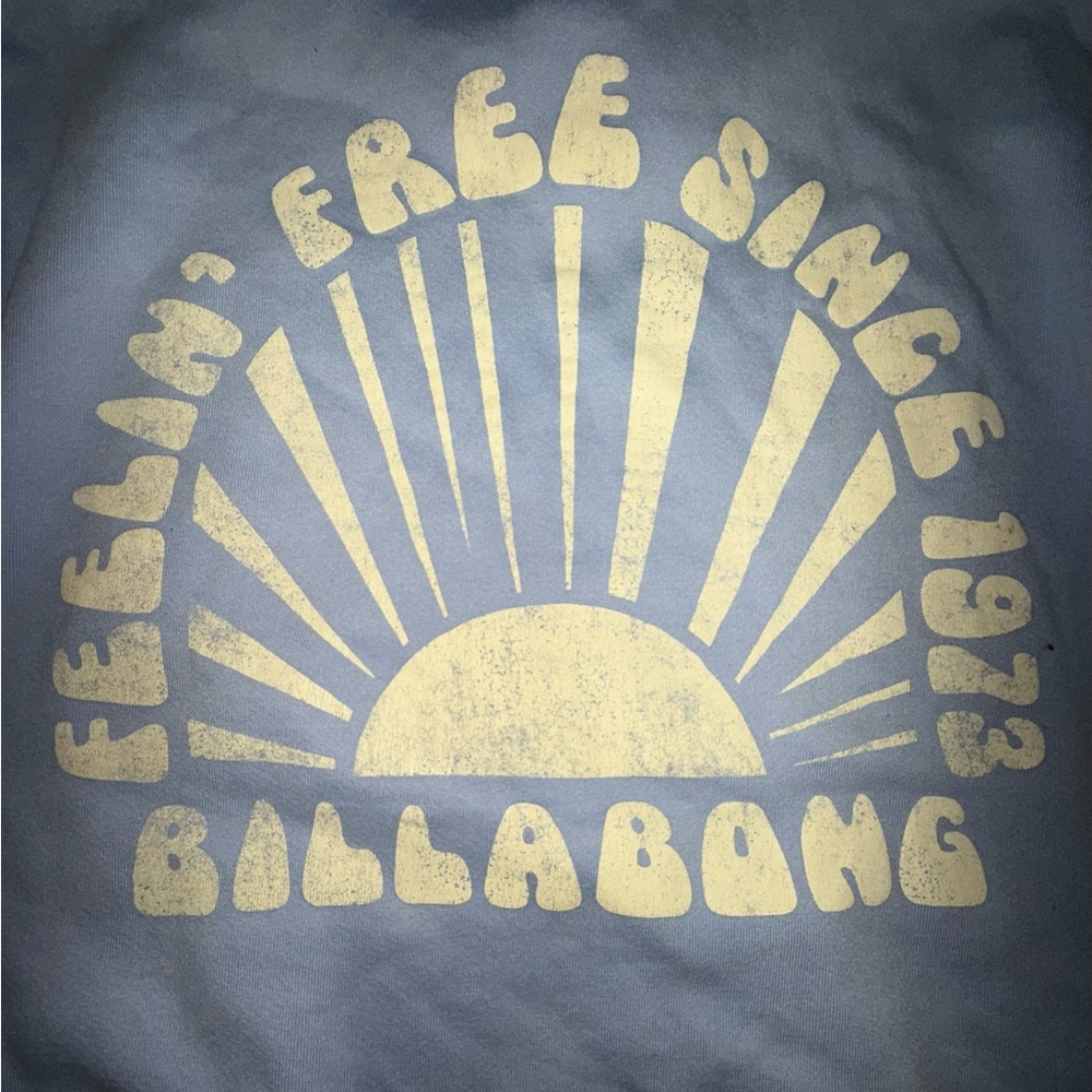Women’s Billabong light blue hoodie size medium - Picture 6 of 6